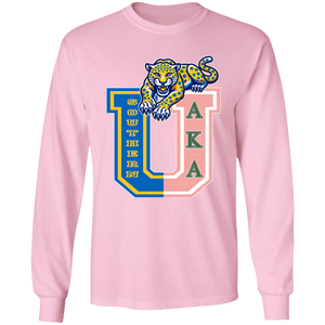 Southern U (Apha KAppa Aplha) LS T-Shirt 5.3 oz.