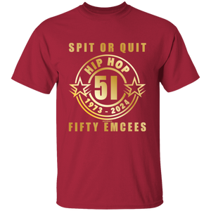 Rapamania Presents (Spit or Quit 50 Emcees) 2024. T-Shirt