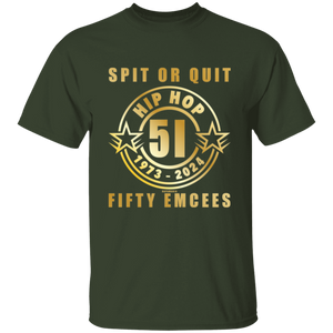 Rapamania Presents (Spit or Quit 50 Emcees) 2024. T-Shirt