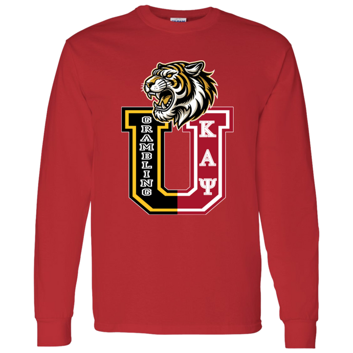 Grambling U (Kappa Apha PSi) LS T-Shirt 5.3 oz.