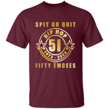 Rapamania Presents (Spit or Quit 50 Emcees) 2024. T-Shirt