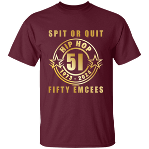 Rapamania Presents (Spit or Quit 50 Emcees) 2024. T-Shirt