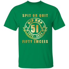 Rapamania Presents (Spit or Quit 50 Emcees) 2024. T-Shirt