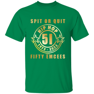 Rapamania Presents (Spit or Quit 50 Emcees) 2024. T-Shirt