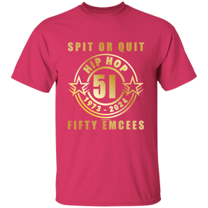 Rapamania Presents (Spit or Quit 50 Emcees) 2024. T-Shirt