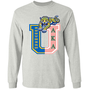 Southern U (Apha KAppa Aplha) LS T-Shirt 5.3 oz.