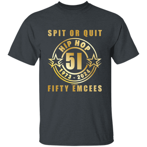 Rapamania Presents (Spit or Quit 50 Emcees) 2024. T-Shirt