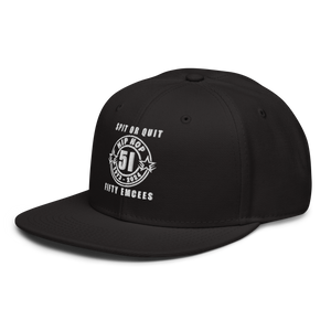 Spit Or Quit 50 Emcees 2024 Snapback Hat