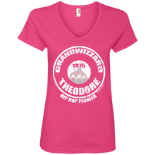 GRANDWIZZARD THEODORE PIONEER (Rapamania Collection) Ladies' V-Neck T-Shirt